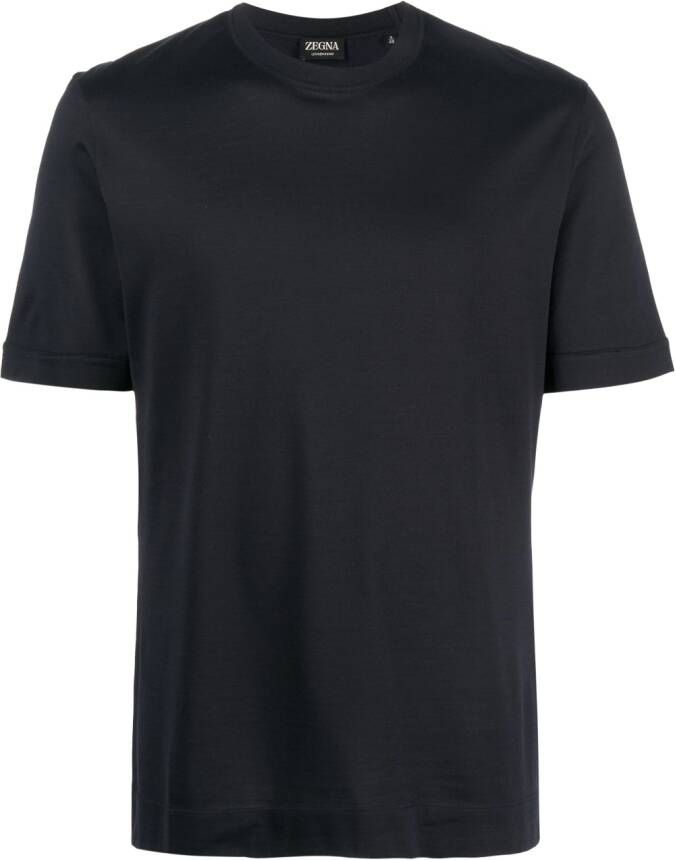 Zegna T-shirt met ronde hals Blauw