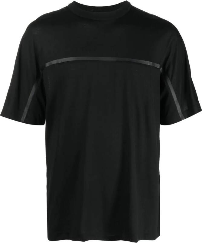 Zegna T-shirt met verlaagde schouders Zwart