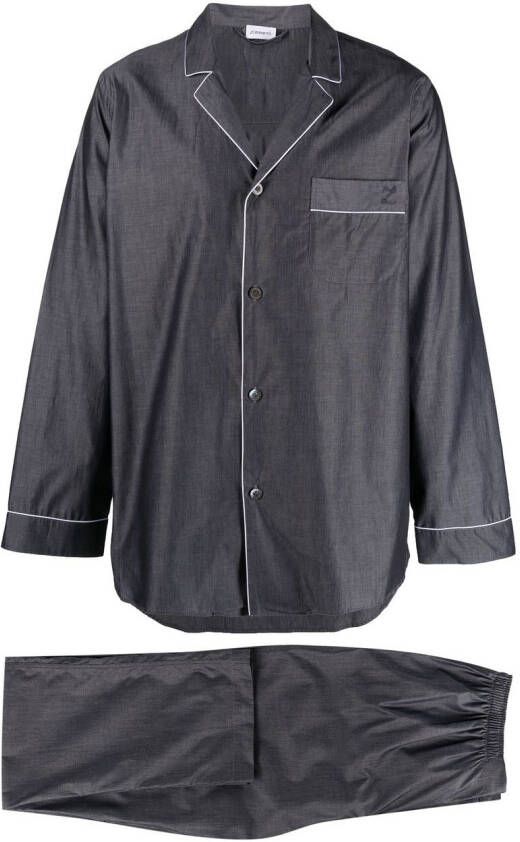 Zimmerli Katoenen pyjama Grijs