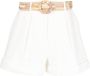 ZIMMERMANN Geplooide shorts Wit - Thumbnail 1