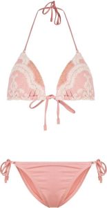 ZIMMERMANN Bikini met print Roze