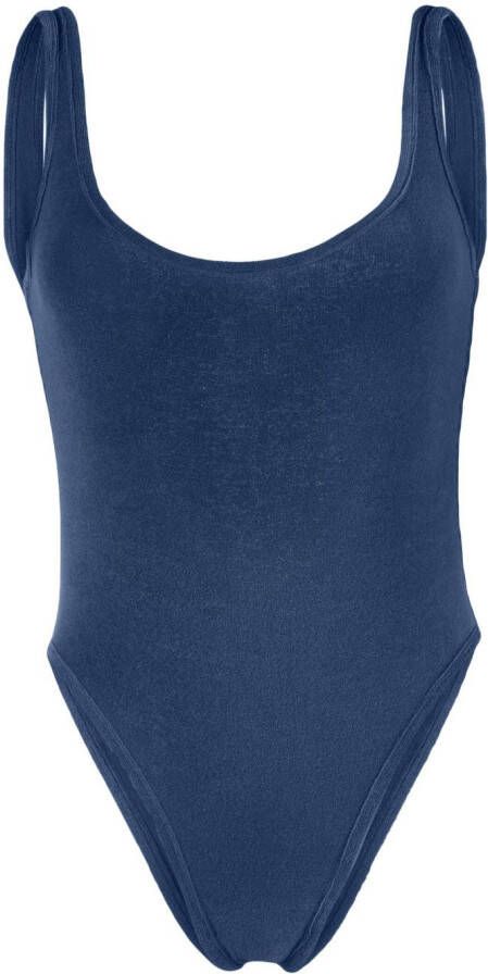 ZIMMERMANN Body met diepe ronde hals Blauw
