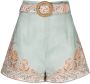 ZIMMERMANN Linnen shorts Blauw - Thumbnail 1