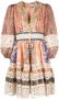 ZIMMERMANN Devi midi-jurk met paisley-print Beige - Thumbnail 1