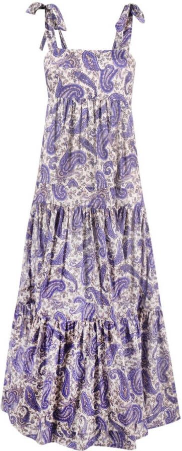 ZIMMERMANN Maxi-jurk met paisley-print Beige