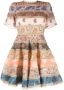 ZIMMERMANN Mini-jurk met split Beige - Thumbnail 1