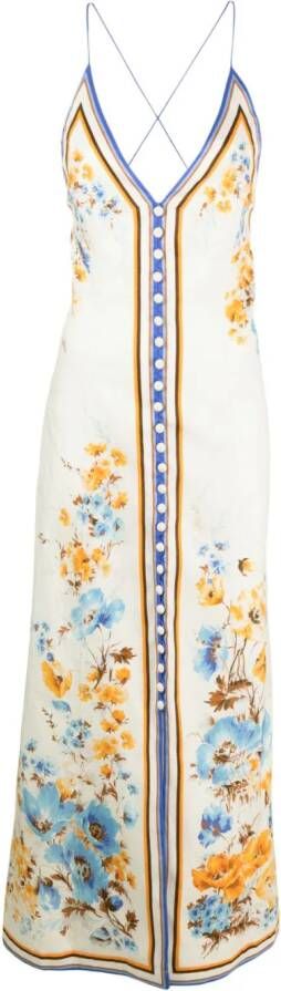 ZIMMERMANN Maxi-jurk Wit