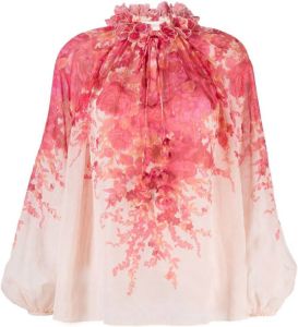 ZIMMERMANN Gebreide blouse Roze