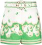 ZIMMERMANN Shorts met riem Wit - Thumbnail 1
