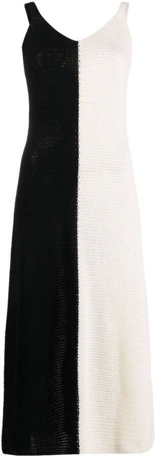 ZIMMERMANN Jurk met colourblocking Zwart