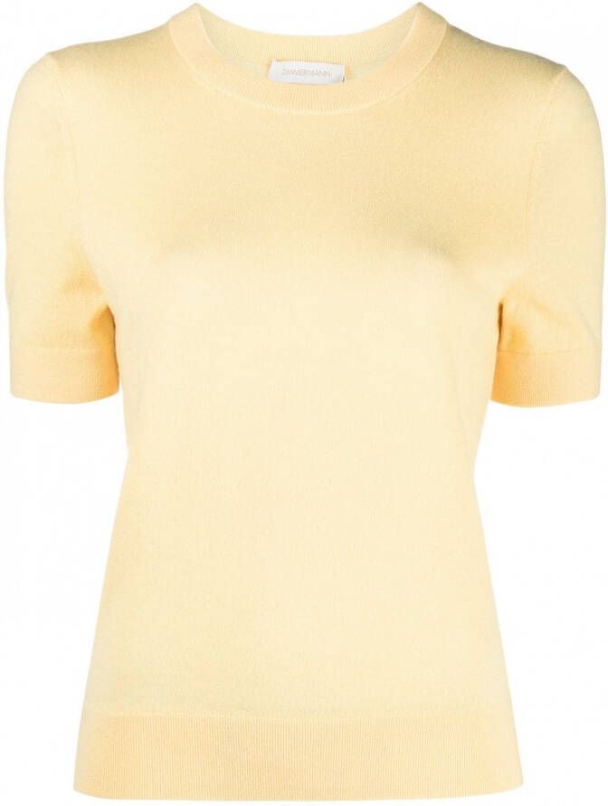 ZIMMERMANN Kasjmier T-shirt Geel