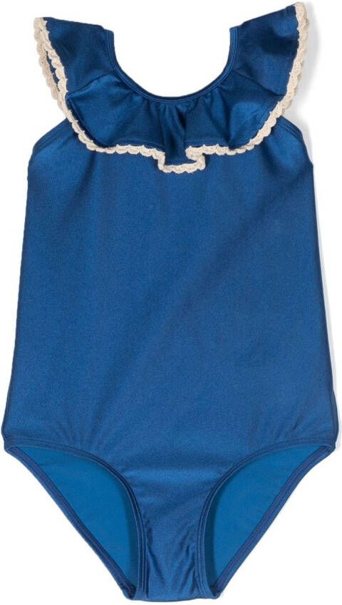 ZIMMER N Kids Badpak met open rug Blauw