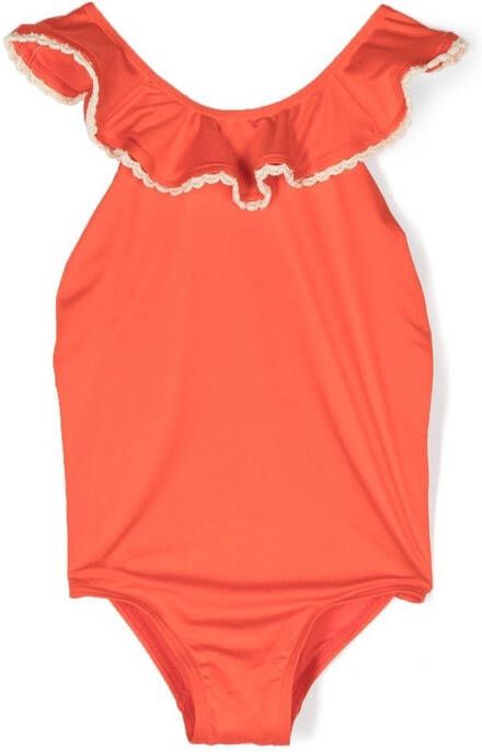 ZIMMER N Kids Badpak met ruches Oranje