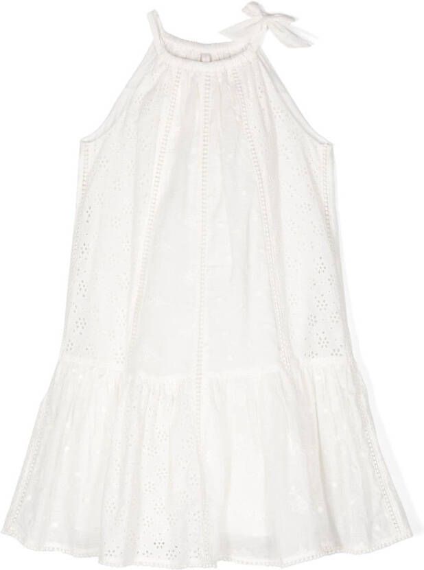 ZIMMER N Kids Broderie anglaise jurk Wit