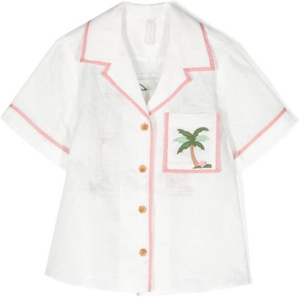 ZIMMER N Kids Shirt met applicatie Wit