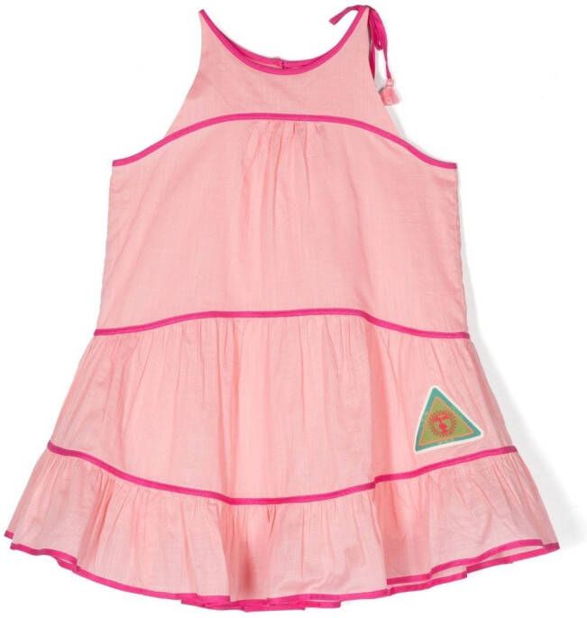 ZIMMERMANN Kids Gelaagde mini-jurk Roze