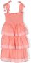 ZIMMER N Kids Midi-jurk met gesmockt vlak Roze - Thumbnail 1