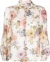 ZIMMERMANN Blouse met pofmouwen Beige - Thumbnail 1