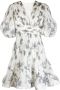ZIMMERMANN Mini-jurk met bloemenprint Wit - Thumbnail 1