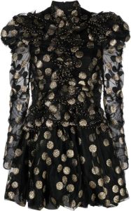 ZIMMERMANN Mini-jurk met print Zwart