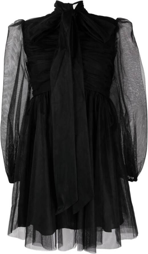 ZIMMERMANN Mini-jurk met strik Zwart