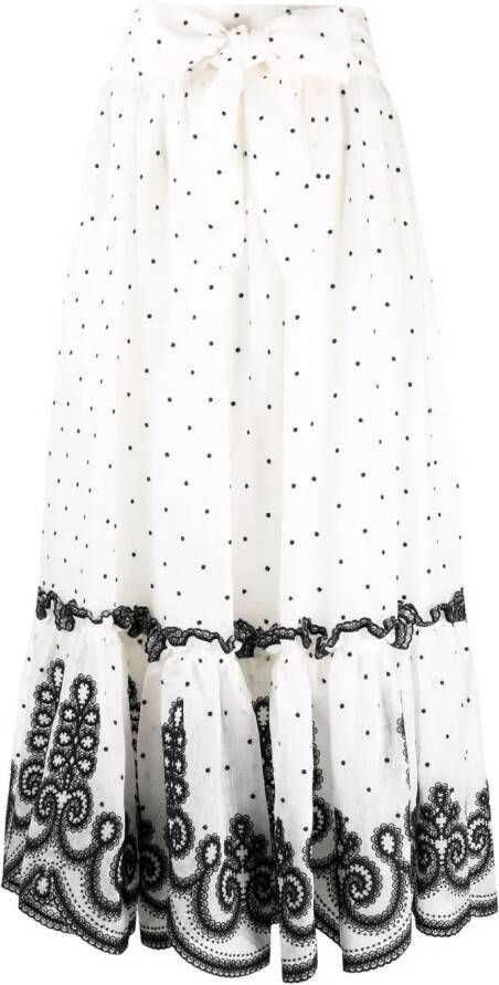 ZIMMERMANN Rok met touw Wit