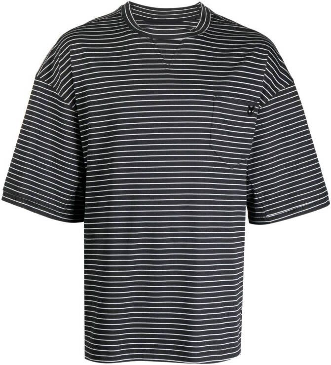 ZZERO BY SONGZIO T-shirt met logopatch Zwart