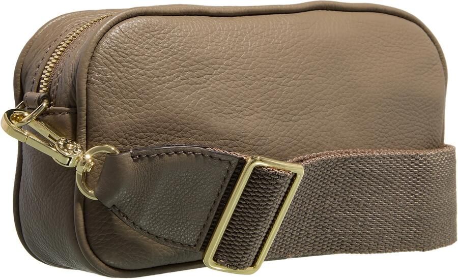 Abro Crossbody bags Umhängetasche Tina Big Tope in taupe