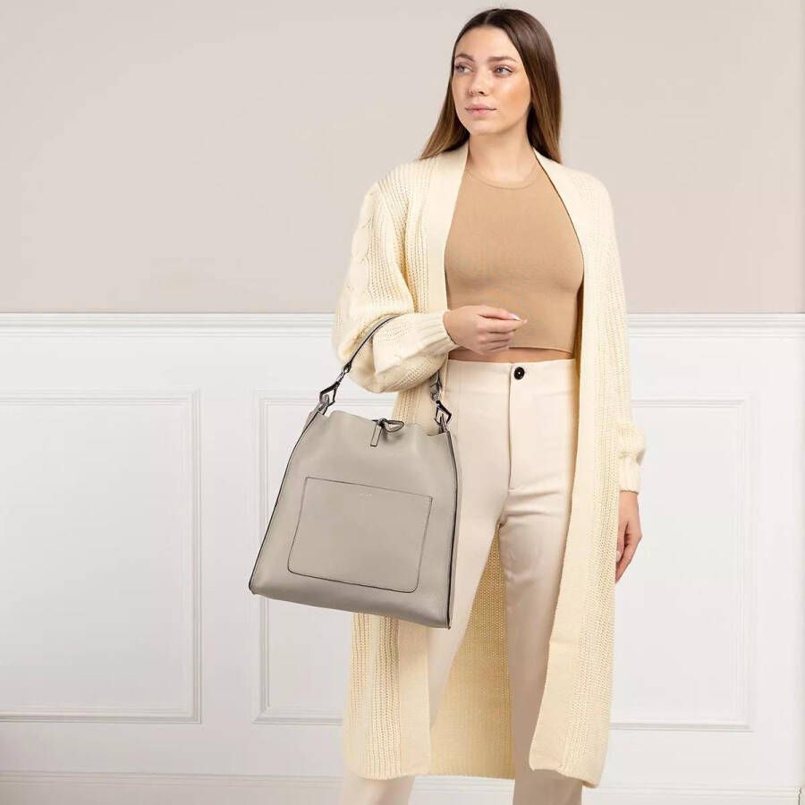 Abro Crossbody bags Raquel Big Shoulder Bag in grijs