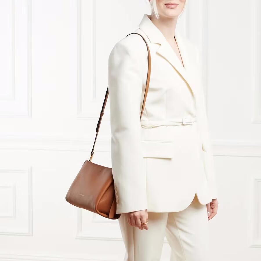 Aigner Elegante Schoudertas met Gouden Details Brown Heren - Foto 3