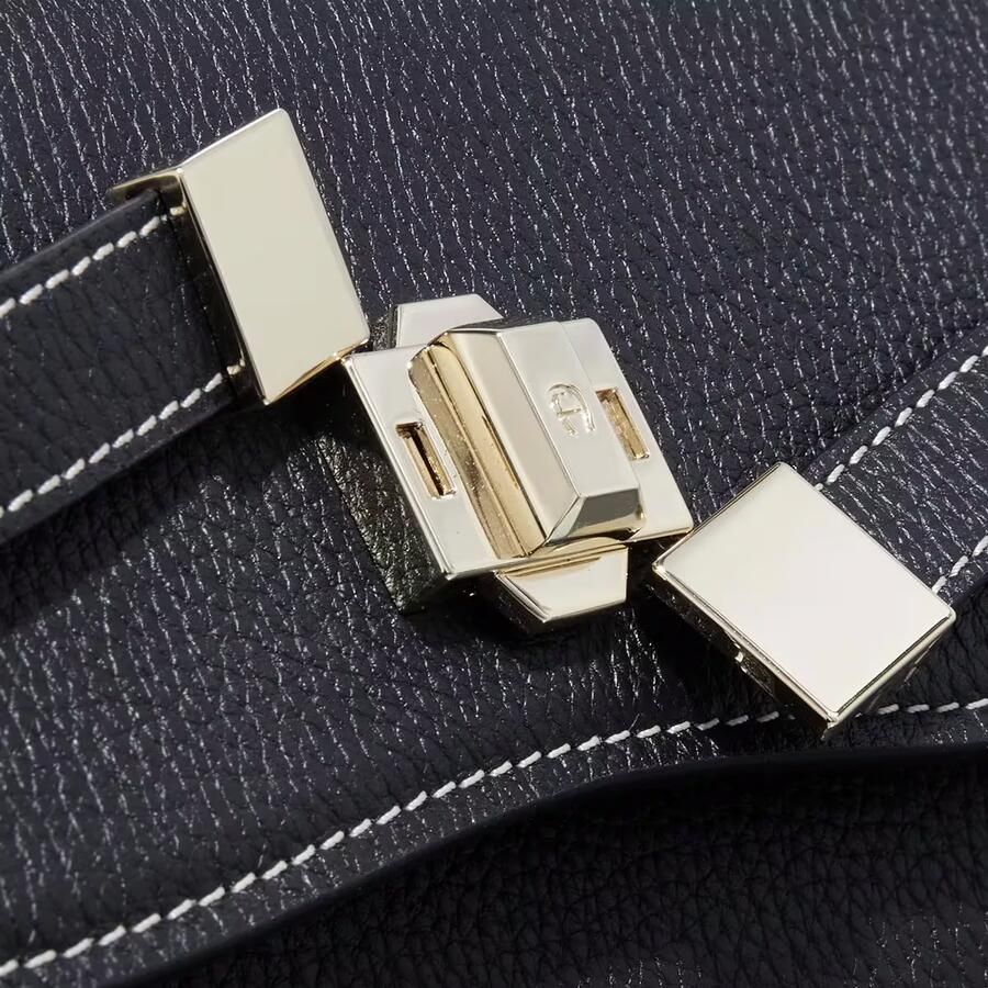 Aigner Elegante Schoudertas met Gouden Details Black Dames - Foto 2