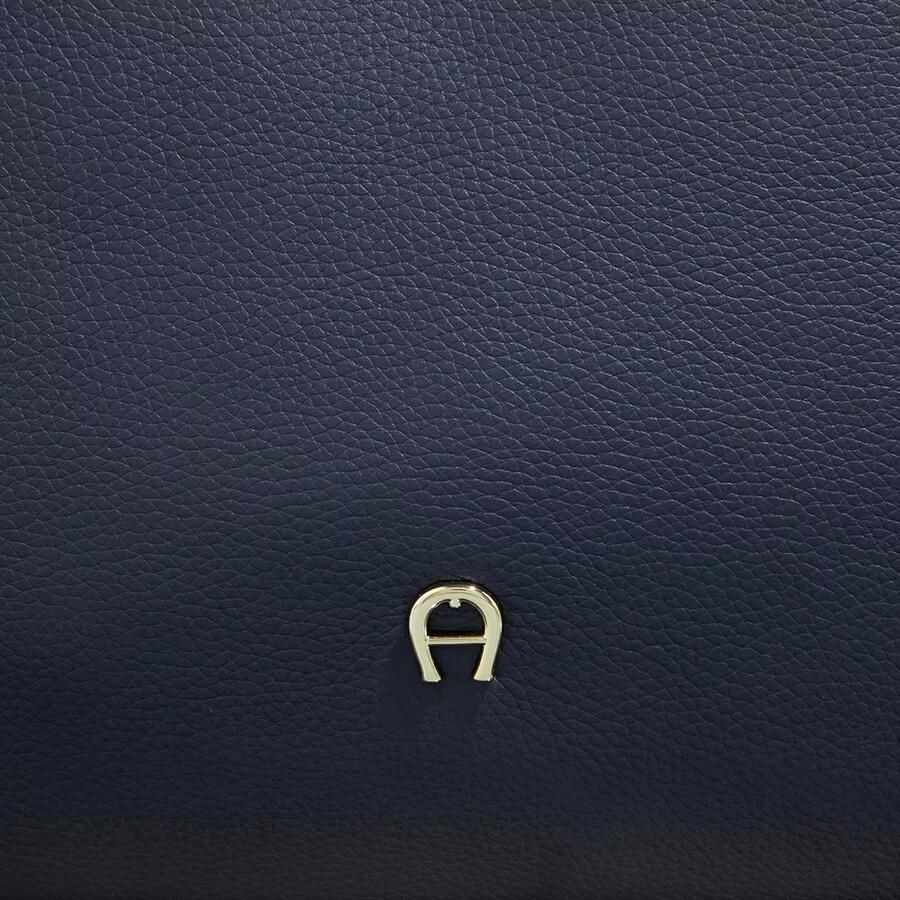 Aigner Elegante leren handtas met gouden details Blue Dames - Foto 2