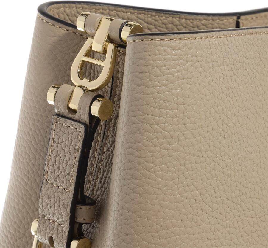 Aigner Uitbreidbare Handvat Emmer Tas Beige Dames