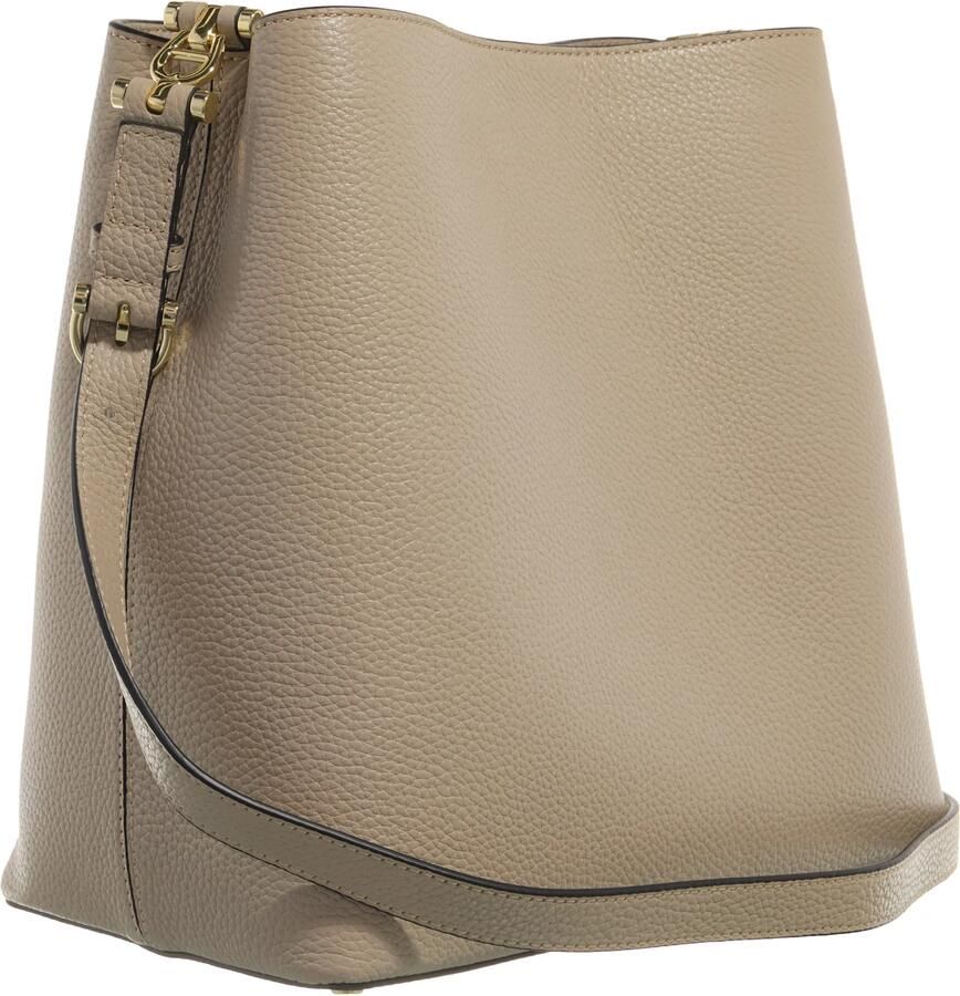 Aigner Uitbreidbare Handvat Emmer Tas Beige Dames - Foto 4