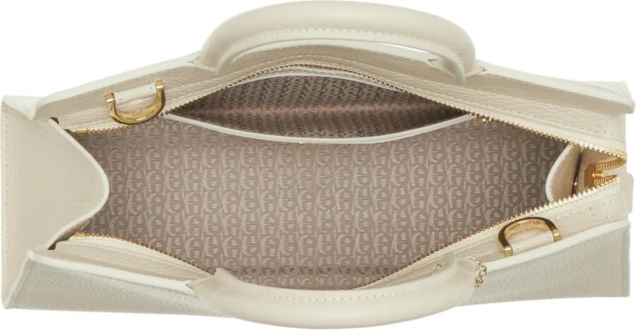 Aigner Elegante leren handtas met veelzijdige band Beige Dames - Foto 5
