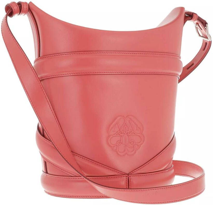 Alexander mcqueen Satchels Handbag Leather in roze