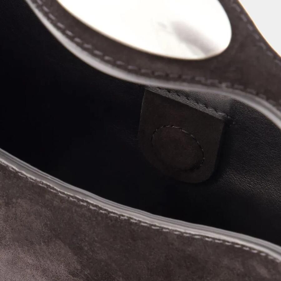 Alexander wang Crossbody bags Dome Circular Top Handle Bag Leather Black in zwart