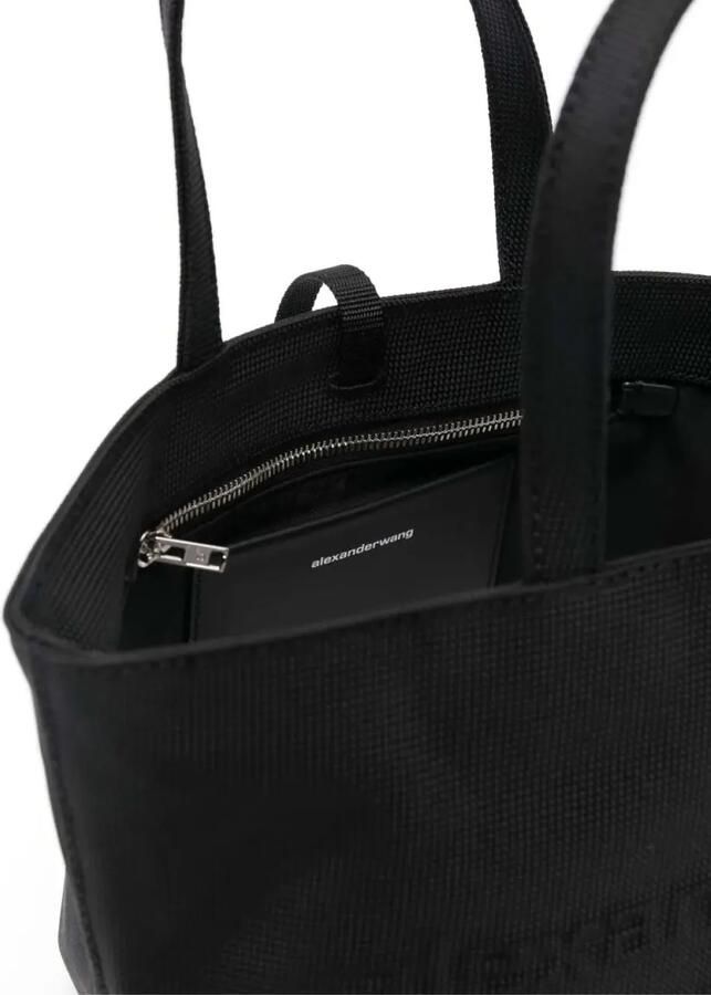 Alexander wang Shoppers & Totes Punch Logo Small Tote Bag in zwart