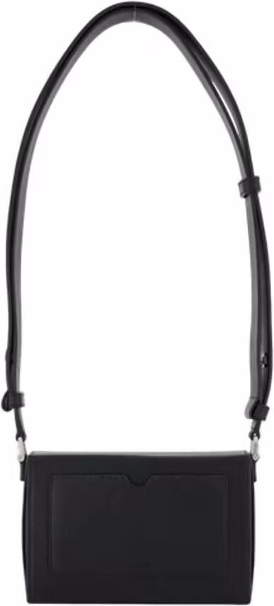 AMI Paris Hobo bags Adc Crossbody Leather Black in zwart