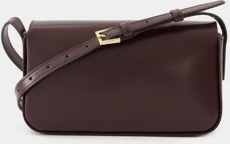 Anine Bing Hobo bags Elly Crossbody Leather Burgundy in rood - Foto 2