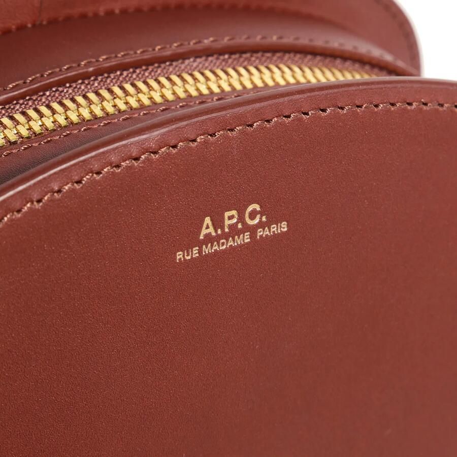 A.P.C. Crossbody bags Sac Demi-Lune Mini in bruin - Foto 2