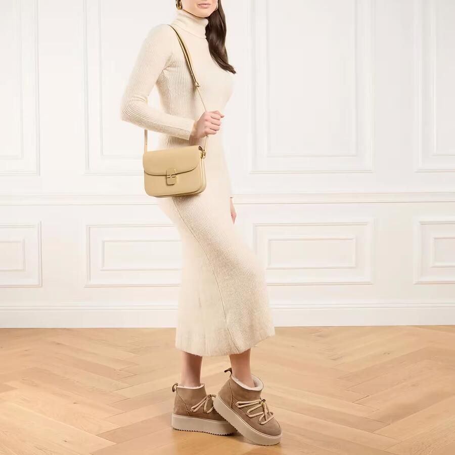 A.p.c. Beige Schoudertas met Overslag Beige Dames