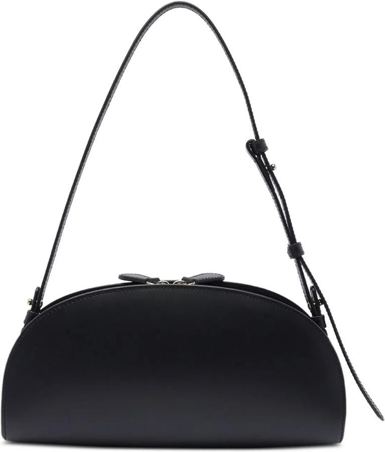 A.p.c. Leren schoudertas met verstelbare handvat Black Dames - Foto 3