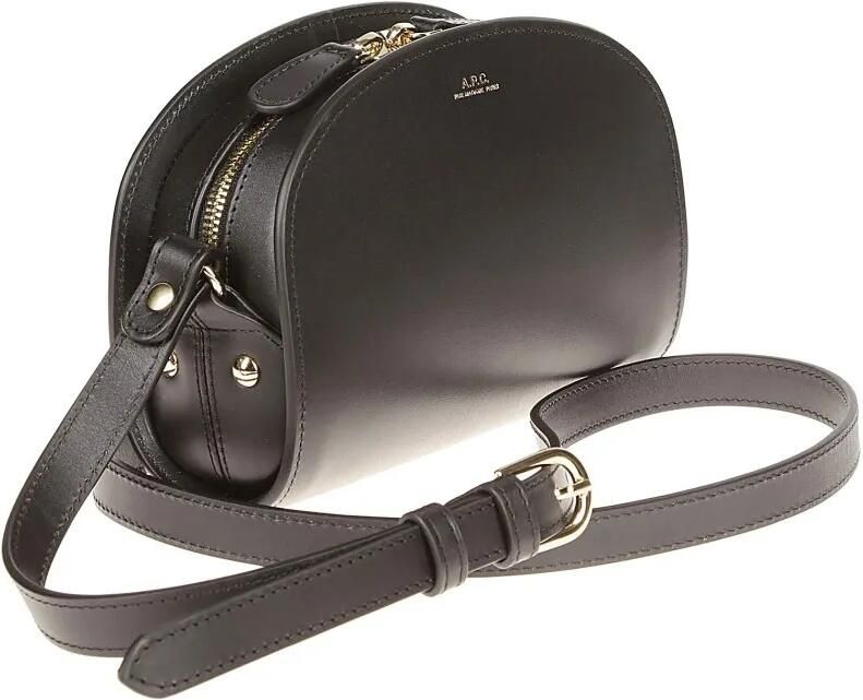 A.P.C. Hobo bags Sac Demi-Lune Mini Shoulder Bag Shoulder Bag in zwart