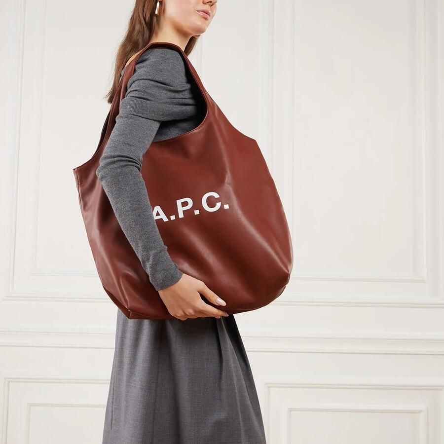 A.p.c. Ninon Tote Bag Synthetisch Bruin Brown