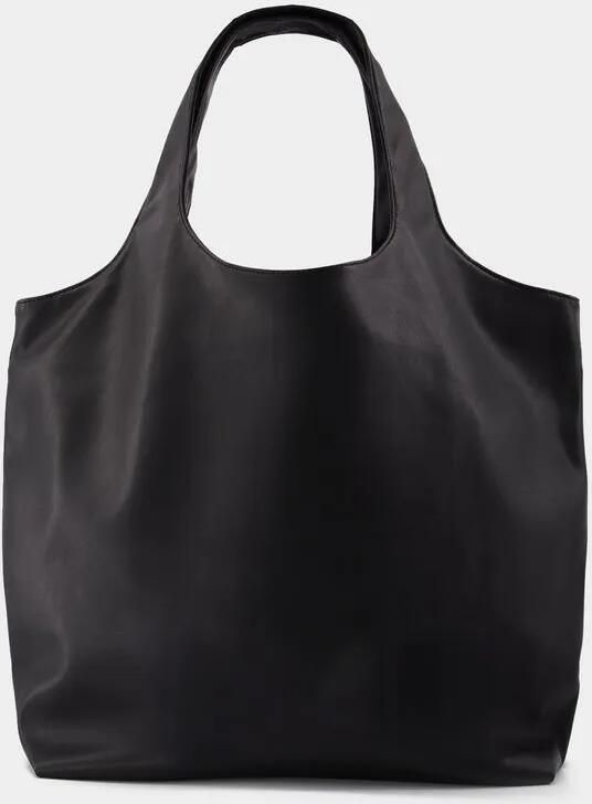 A.p.c. Stijlvolle schoudertas met brede handvatten Black Dames
