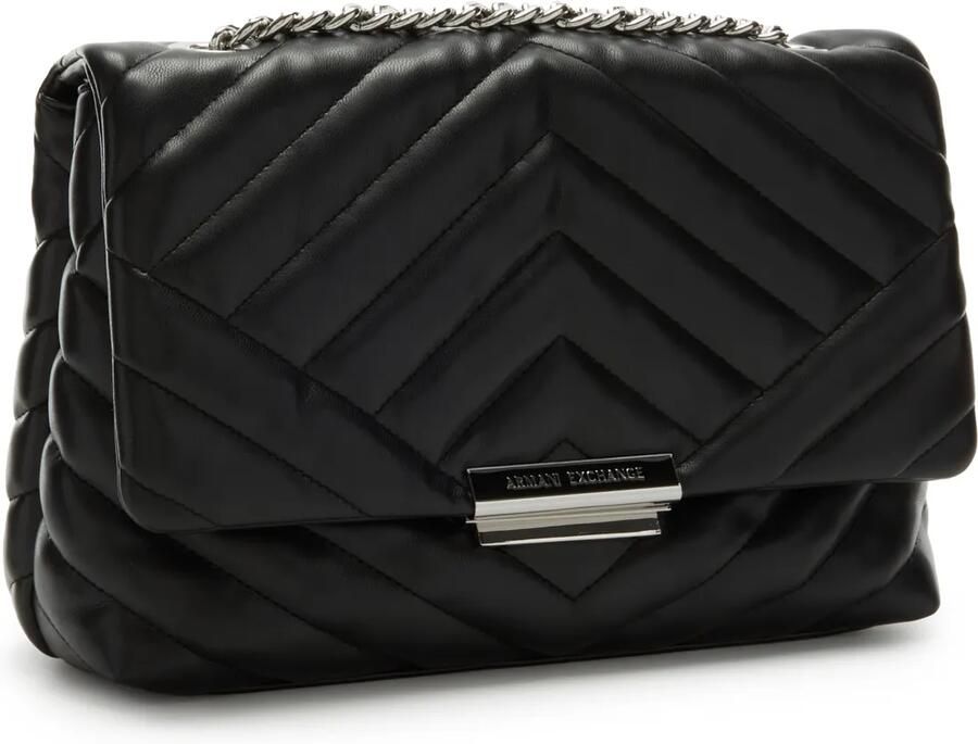 Armani Exchange Zwarte Schoudertas Elegant Ontwerp Black Dames - Foto 2
