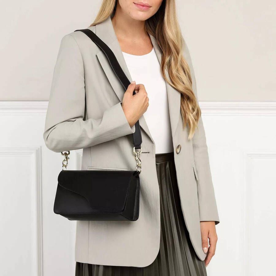ATP Atelier Hobo bags Assisi Black Vacchetta in zwart