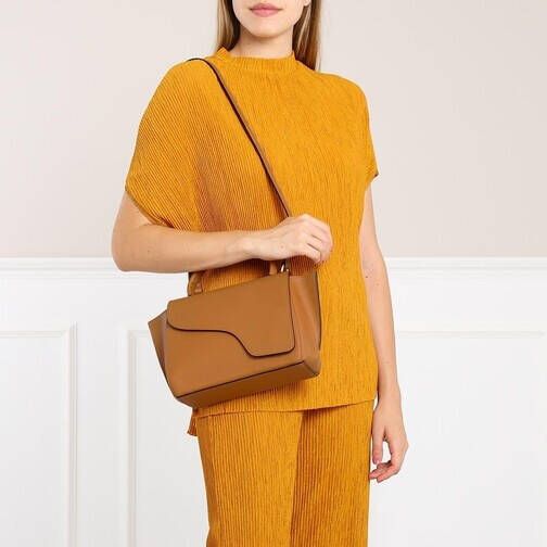 Michael Kors Bruine Suède Schoudertas Brown Dames