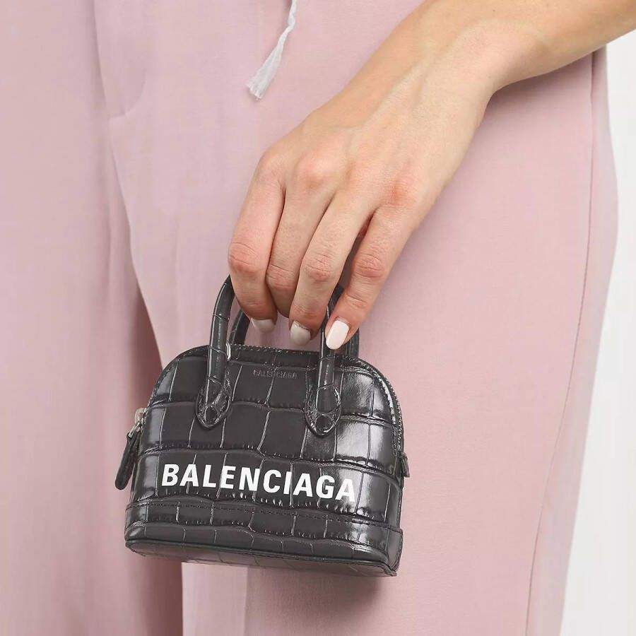 Balenciaga Crossbody bags Ville Mini Crossbody Bag in grijs